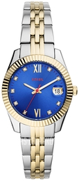 Fossil Scarlette Mini Niebieski/Stal w odcieniu złota Ø32 mm ES4899