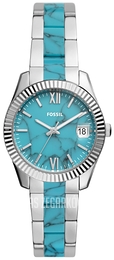 Fossil Scarlette Mini Niebieski/Guma Ø32 mm ES5077