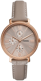 Fossil Jacqueline Multifunction Szary/Skóra Ø38 mm ES5097