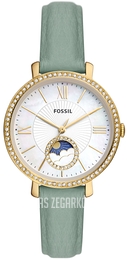 Fossil Jacqueline Biały/Skóra Ø36 mm ES5168