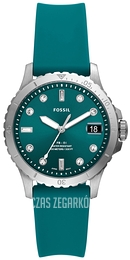 Fossil FB-01 Zielony/Guma Ø36 mm ES5287