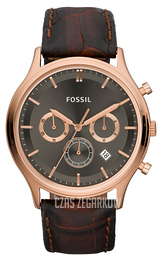 Fossil Ansel Szary/Skóra Ø41 mm FS4639