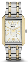 Fossil Franklin Srebrny/Stal w odcieniu złota FS4654