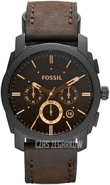 Fossil Machine Czarny/Skóra Ø42 mm FS4656