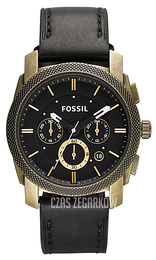 Fossil Machine Czarny/Skóra Ø42 mm FS4657