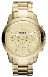 Fossil Grant Żółte złoto/Stal w odcieniu złota Ø44 mm FS4724