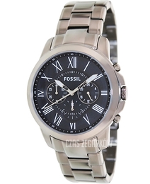 Fossil Grant Purpurowy/Stal Ø45 mm FS4831