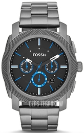 Fossil Machine Czarny/Stal Ø45 mm FS4931