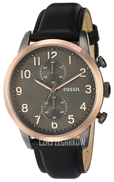 Fossil Townsman Czarny/Skóra Ø44 mm FS4935