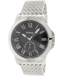 Fossil Grant Czarny/Stal Ø43 mm FS4944