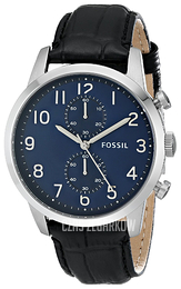 Fossil Niebieski/Skóra Ø44 mm FS5020