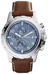 Fossil Niebieski/Skóra Ø45 mm FS5022