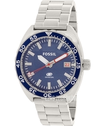 Fossil Breaker Niebieski/Stal Ø43 mm FS5048