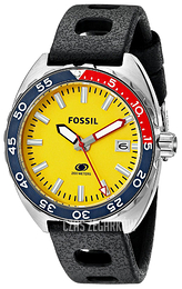 Fossil Żółty/Guma Ø45 mm FS5052