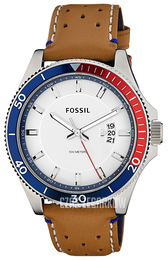 Fossil Biały/Skóra Ø44 mm FS5054