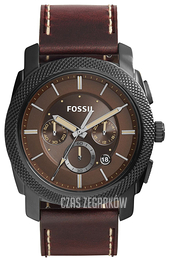 Fossil Machine Brązowy/Skóra Ø46 mm FS5121