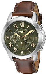 Fossil Zielony/Skóra Ø44 mm FS5153
