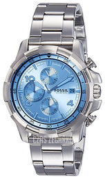 Fossil Dean Niebieski/Stal Ø45 mm FS5155