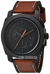 Fossil Machine Czarny/Skóra Ø45 mm FS5234
