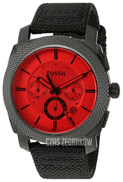 Fossil Machine Czerwony/Skóra Ø45 mm FS5235