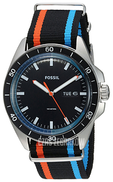 Fossil Czarny/Stal Ø44 mm FS5258