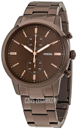 Fossil Townsman Brązowy/Stal Ø44 mm FS5347