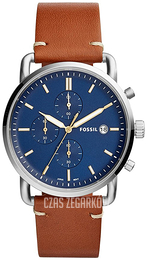 Fossil Niebieski/Skóra Ø42 mm FS5401