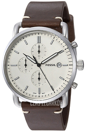 Fossil Biały/Skóra Ø42 mm FS5402