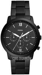 Fossil Czarny/Stal Ø44 mm FS5474