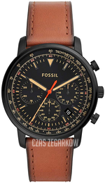 Fossil Goodwin Czarny/Skóra Ø44 mm FS5501