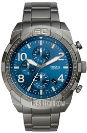 Fossil Bronson Niebieski/Stal Ø50 mm FS5711