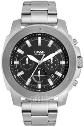 Fossil Czarny/Stal Ø50 mm FS5716