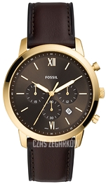 Fossil Neutra Chronograph Czarny/Skóra Ø44 mm FS5763