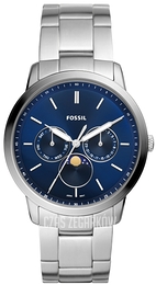 Fossil Neutra Niebieski/Stal Ø42 mm FS5907
