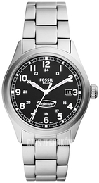 Fossil Defender Czarny/Stal Ø40 mm FS5973