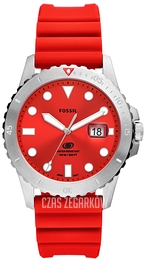 Fossil Fossil Blue Czerwony/Guma Ø42 mm FS5997