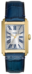 Fossil Carraway Srebrny/Skóra FS6076