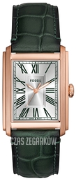 Fossil Carraway Srebrny/Skóra FS6077