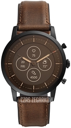 Fossil Collider Czarny/Skóra Ø42 mm FTW7008