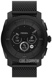 Fossil Gen 6 Hybrid Czarny/Stal Ø45 mm FTW7062
