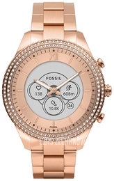 Fossil Gen 6 Hybrid Różowe złoto/Stal w kolorze różowego złota Ø41 mm FTW7063