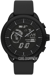 Fossil Gen 6 Hybrid Czarny/Guma Ø44 mm FTW7080