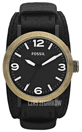 Fossil Clyde Czarny/Skóra Ø46 mm JR1367