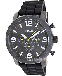 Fossil Nate Czarny/Guma Ø50 mm JR1425
