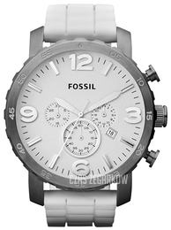Fossil Nate Biały/Guma Ø50 mm JR1427