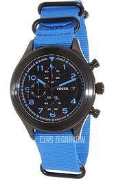 Fossil Compass Czarny/Tkanina JR1452