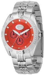 Fossil Czerwony/Stal Ø40 mm Li2779