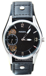 Fossil Czarny/Skóra Ø42 mm ME1084