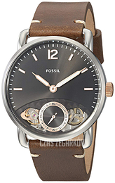 Fossil Czarny/Skóra Ø42 mm ME1165
