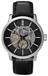 Fossil Mechanical Czarny/Skóra Ø40 mm ME3018